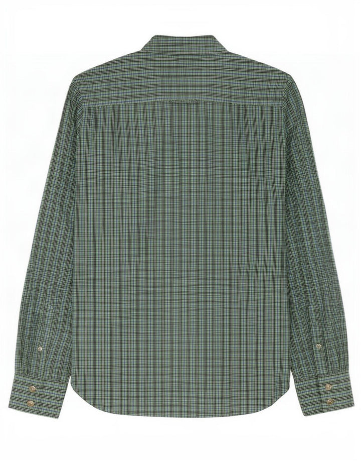Superdry Camisa De Algodón A Cuadros Verde Grande Para Hombre