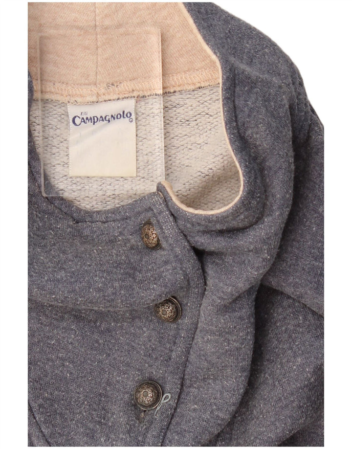 CAMPAGNOLO Sudadera gráfica para mujer Jersey UK 40 XL Azul marino Floral