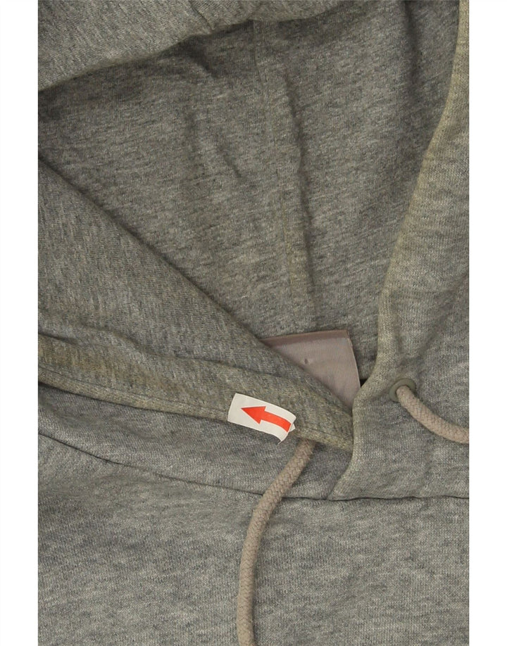 Puma Hombre Sudadera Con Capucha Gráfica Jersey De Algodón Gris Medio