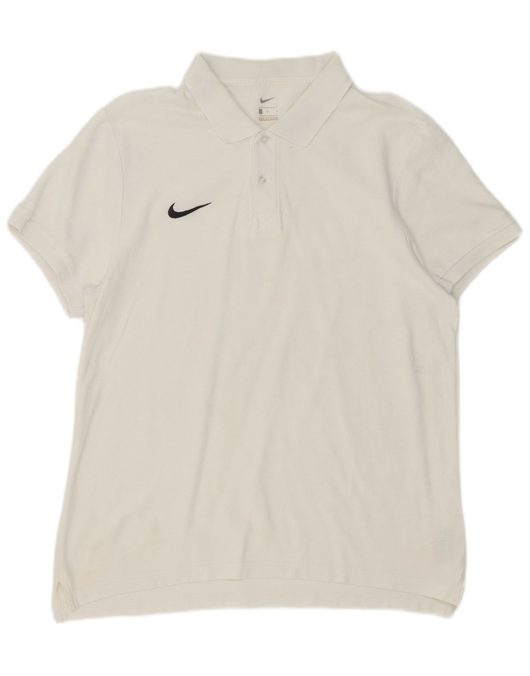Polo Nike Hombre Grande Blanco Algodón