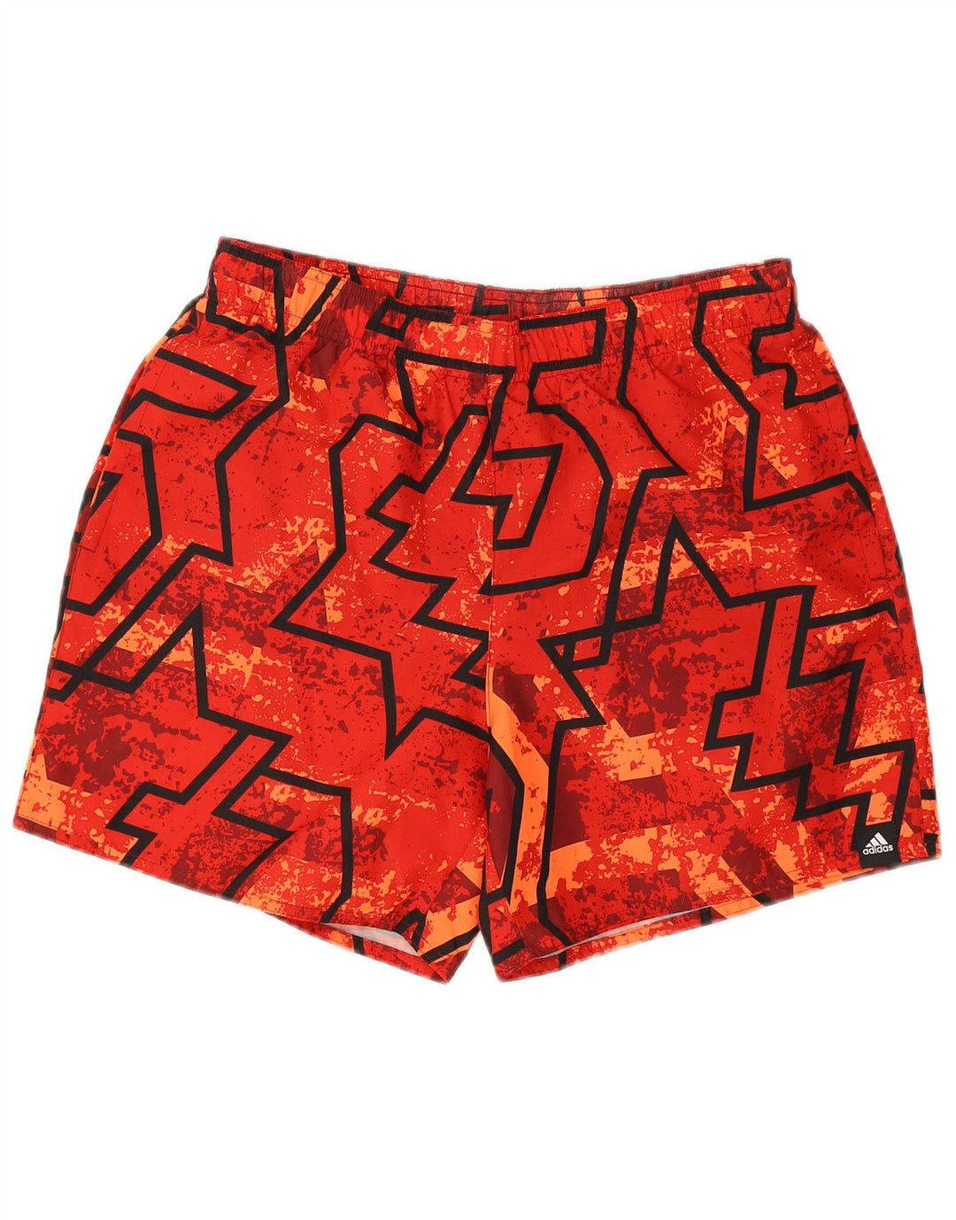 Bañador Adidas Hombre Mediano Rojo Geométrico