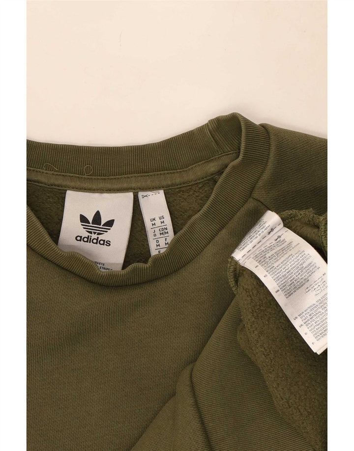 Adidas Hombre Sudadera Jumper Medium Caqui Algodón