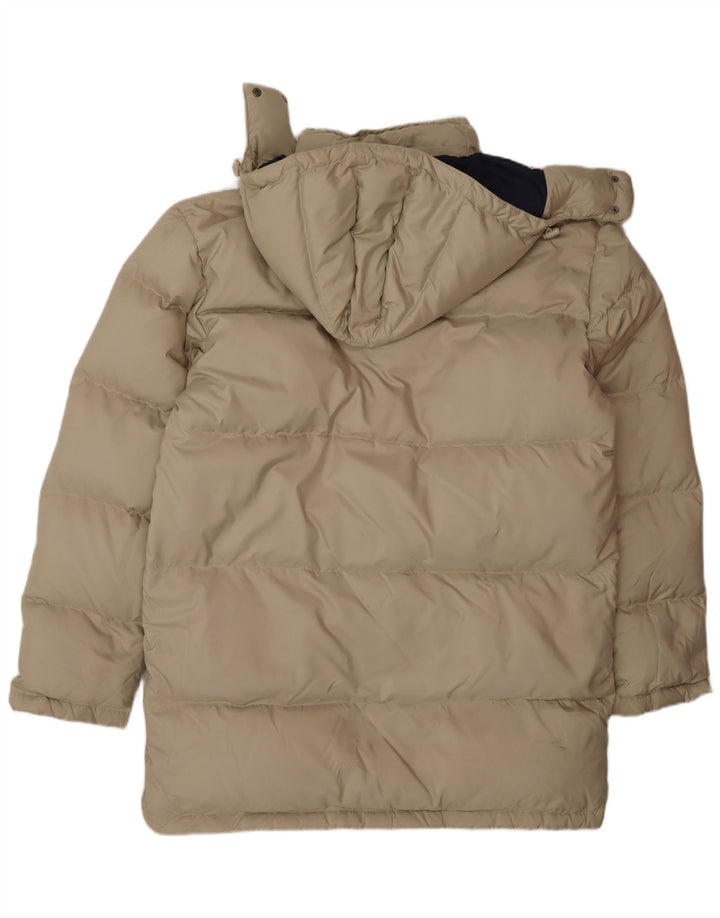 FILA Chaqueta acolchada con capucha para hombre UK 38 Poliéster beige medio