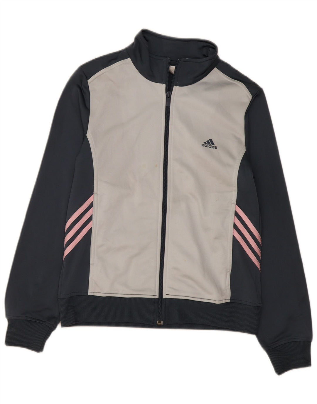 Adidas - Chaqueta de chándal para mujer, talla 40, talla grande, color azul marino