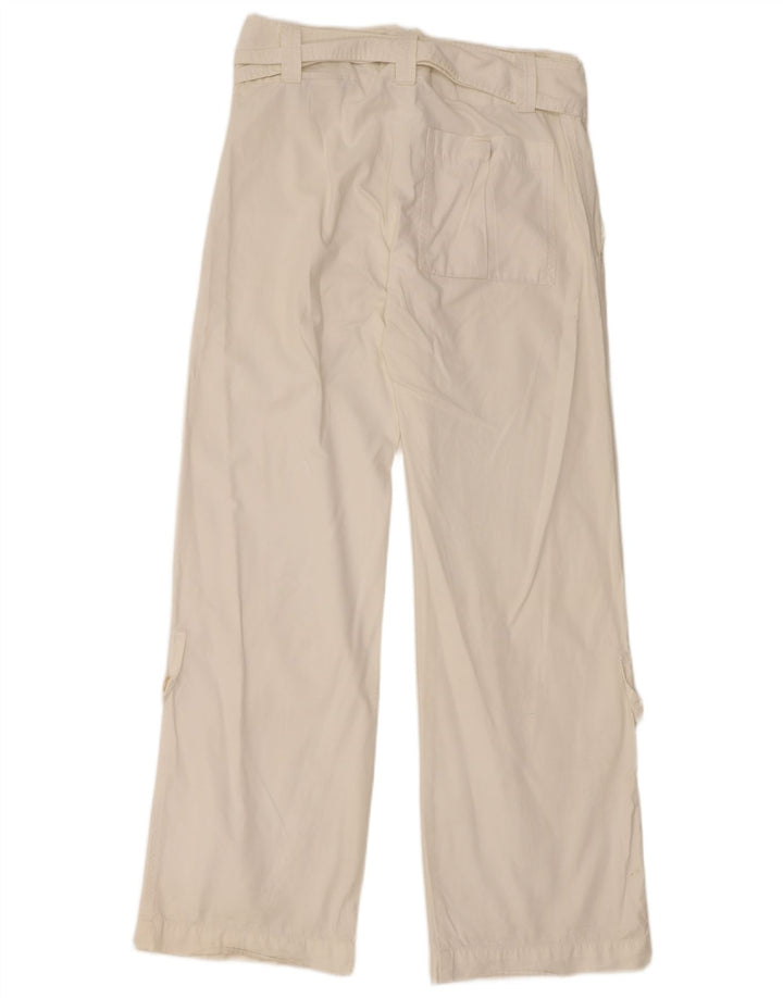 DIESEL Pantalón chino holgado de mujer W28 L31 Algodón blanco