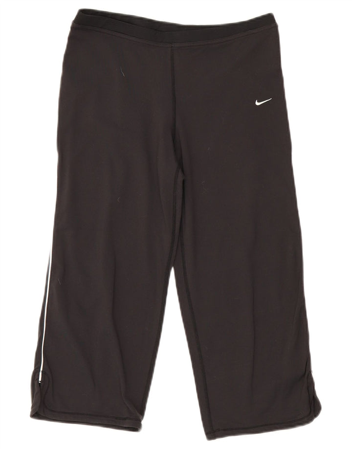 Nike Leggings Capri para Mujer UK 8/10 Small Black Nylon