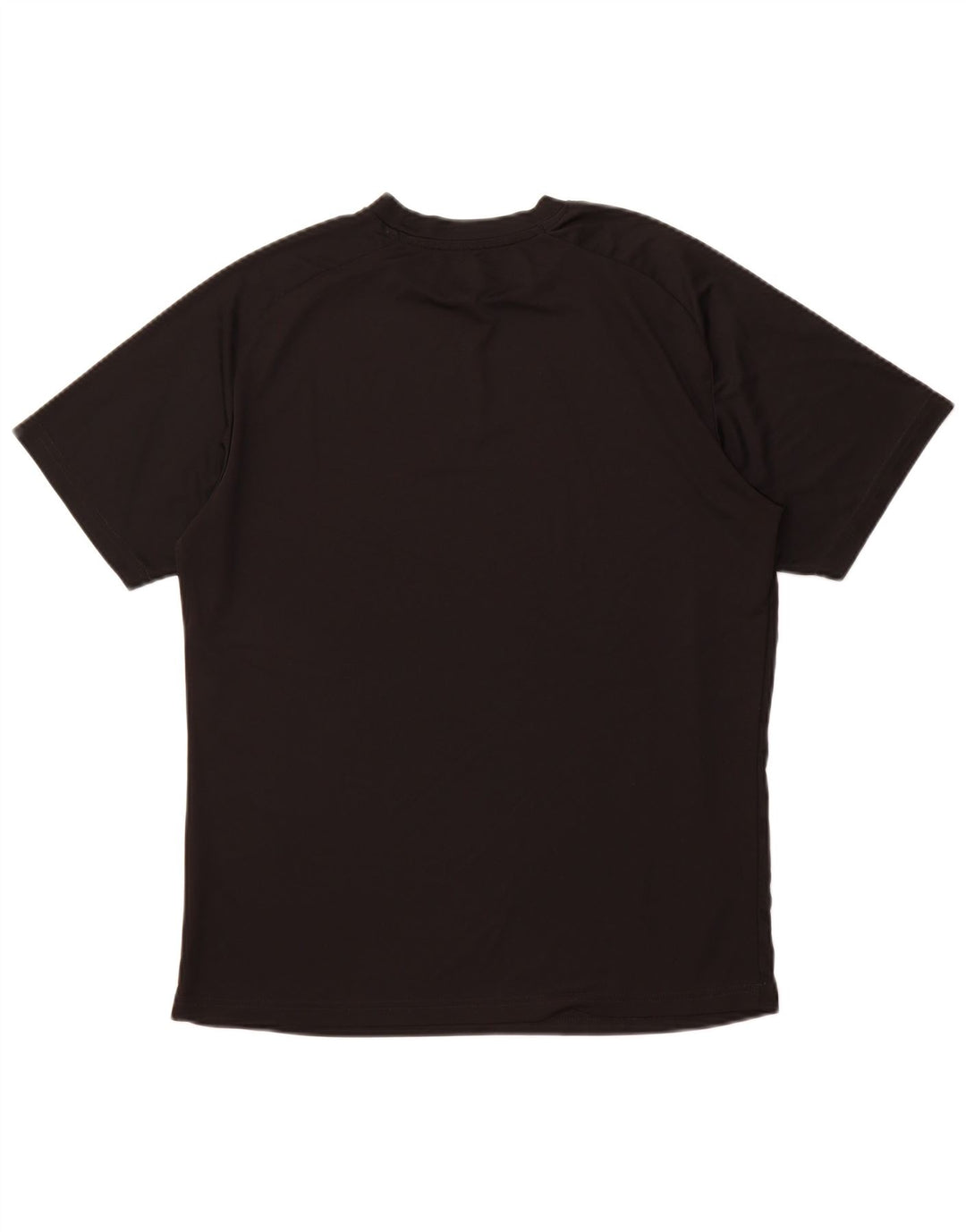 PUMA Camiseta gráfica para hombre Top deportivo de poliéster negro grande