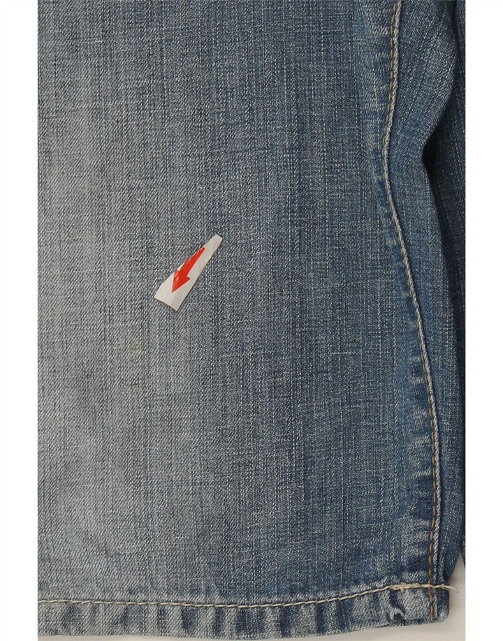 Pantalones cortos de mezclilla para hombre Gas W34 Algodón azul grande