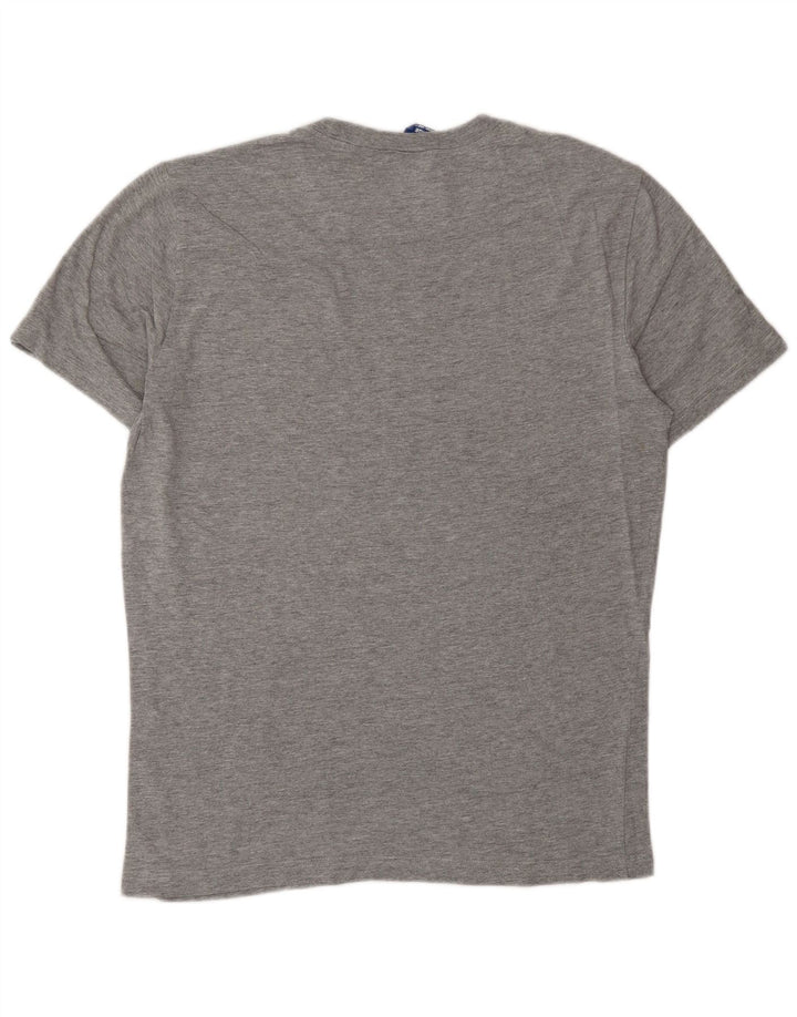 CHAMPION Camiseta gráfica para hombre Top grande gris moteado