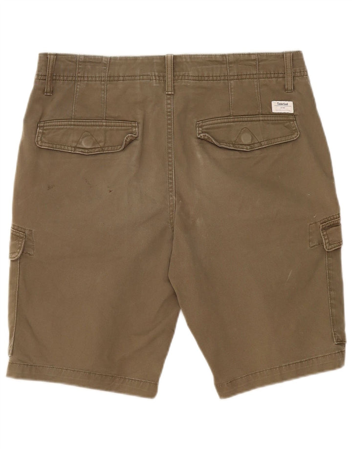 Timberland Pantalones cortos cargo para hombre W32 Algodón caqui mediano