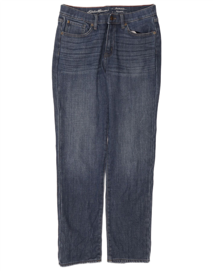 Eddie Bauer Vaqueros ajustados para mujer, estilo novio, talla 6, mediana, W30, L30, azul