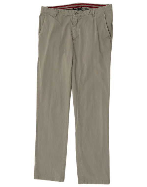 Fred Perry Pantalones Chinos Slim para Hombre IT 48 Medium W32 L32 Algodón Caqui