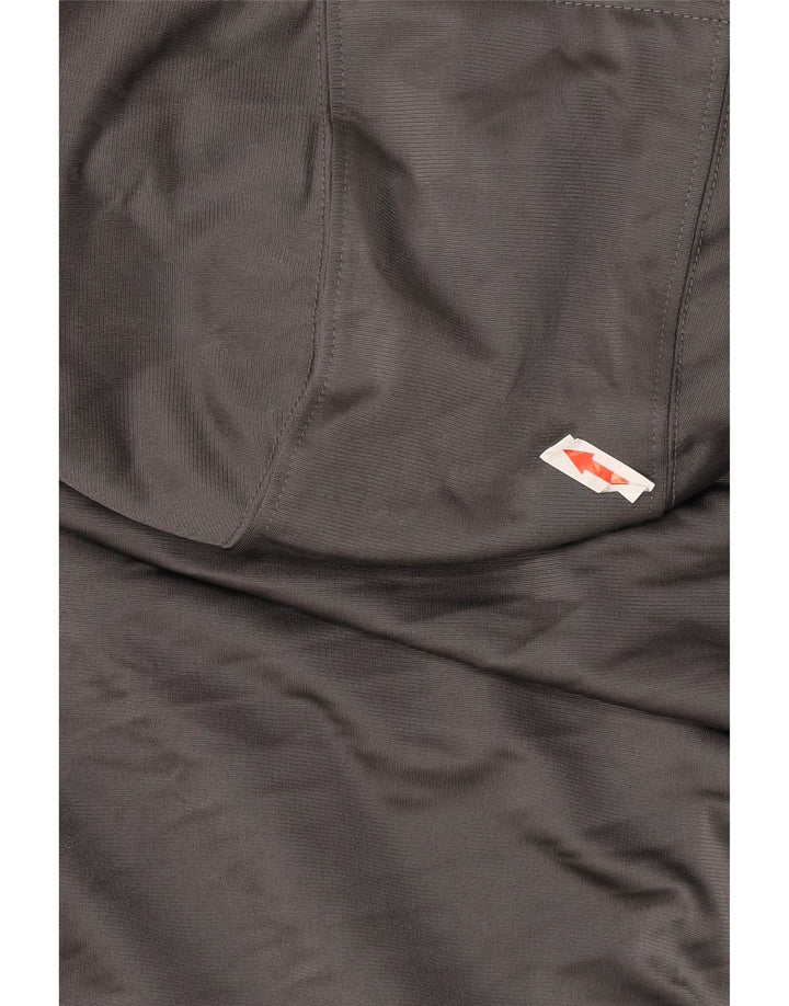 Adidas Hombre Sudadera Con Capucha Jersey Pequeño Gris Colorblock Poliéster