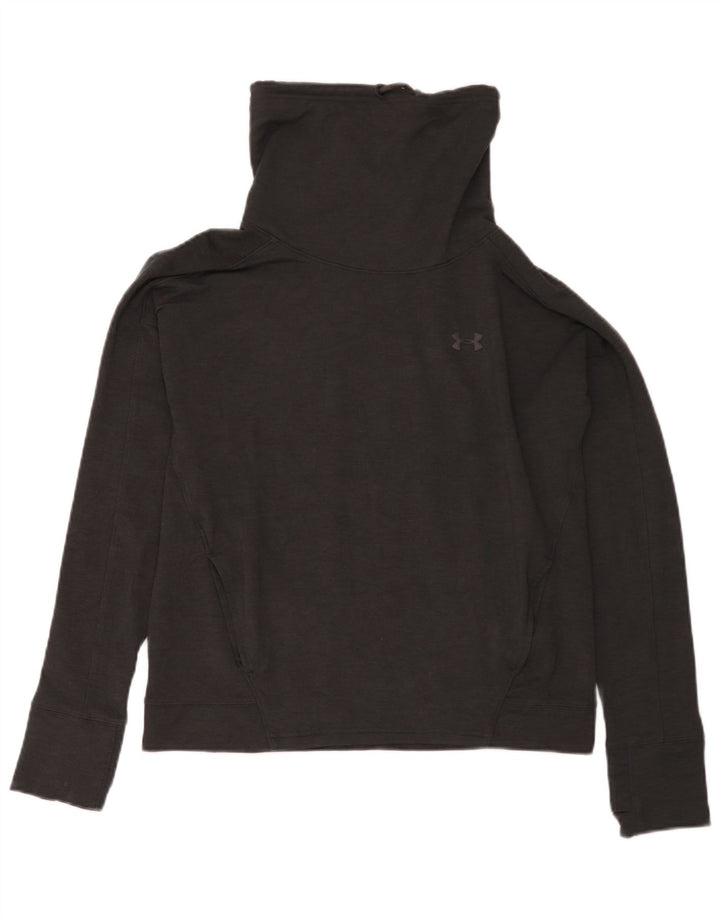 Under Armour Sudadera para mujer Jumper UK 44 Mediano Negro Poliéster