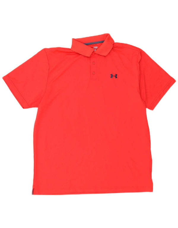 Under Armour Polo Heat Gear Hombre XL Poliéster Rojo