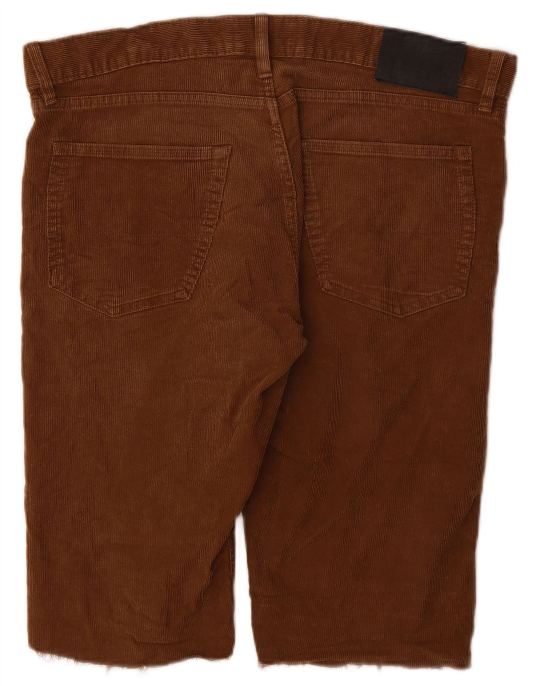 Marks & Spencer Pantalones cortos de pana delgados para hombre W36 Marrón grande