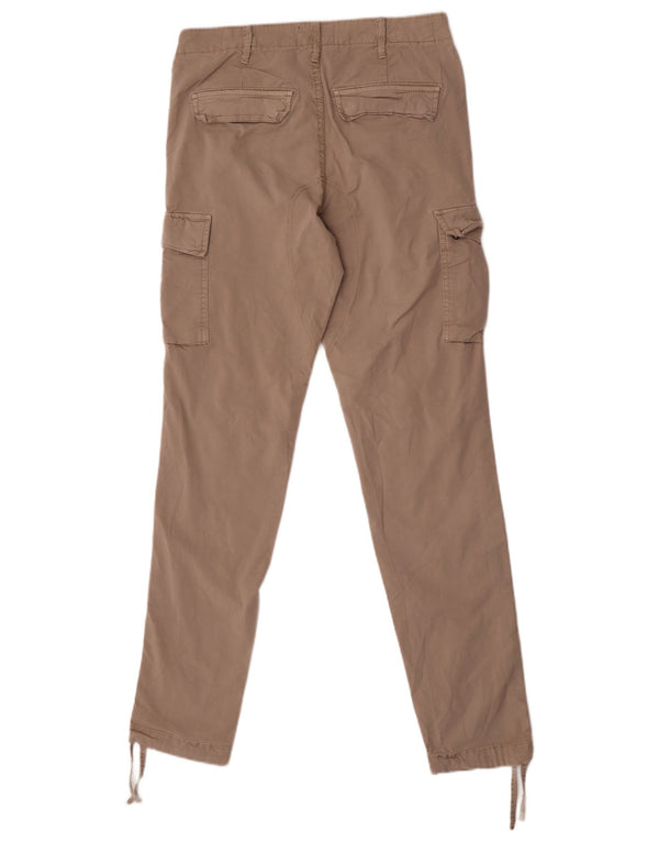 Jack & Jones Mens Slim Cargo Pantalones W30 L34 Algodón Beige