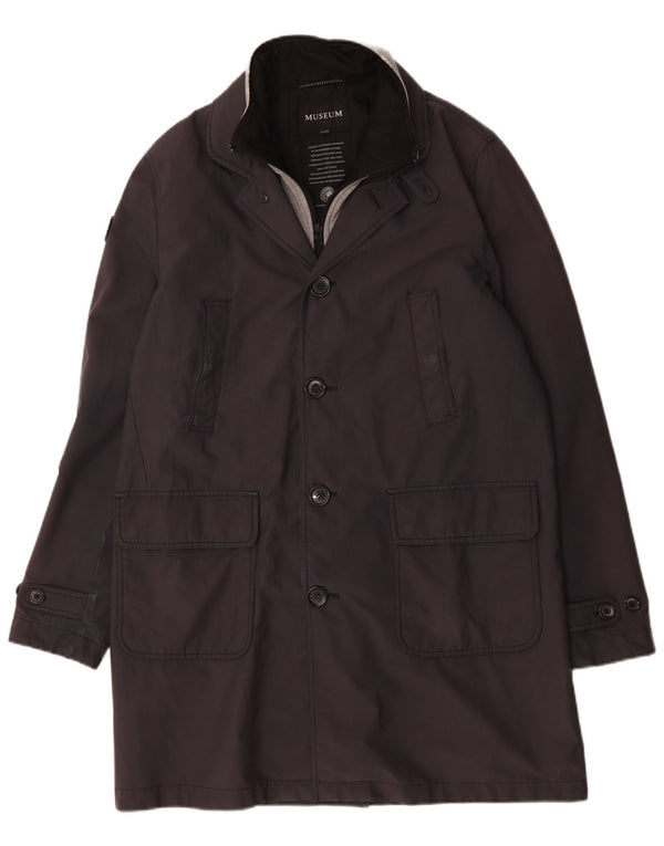 Gabardina Museum para hombre UK 42 XL Poliéster gris
