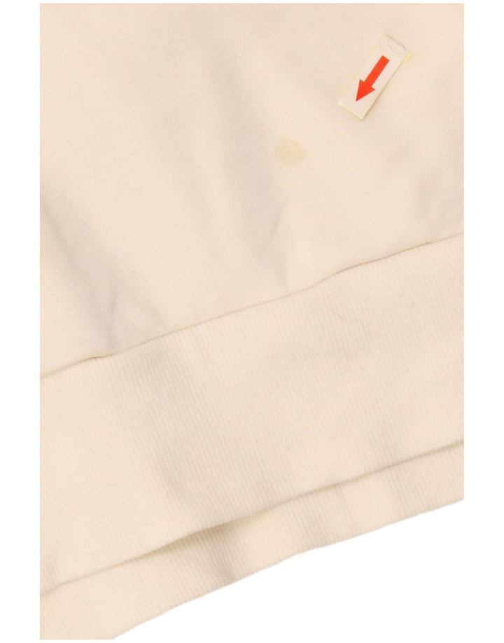 PUMA Jersey con capucha extragrande para mujer Reino Unido 14 Algodón blanco mediano