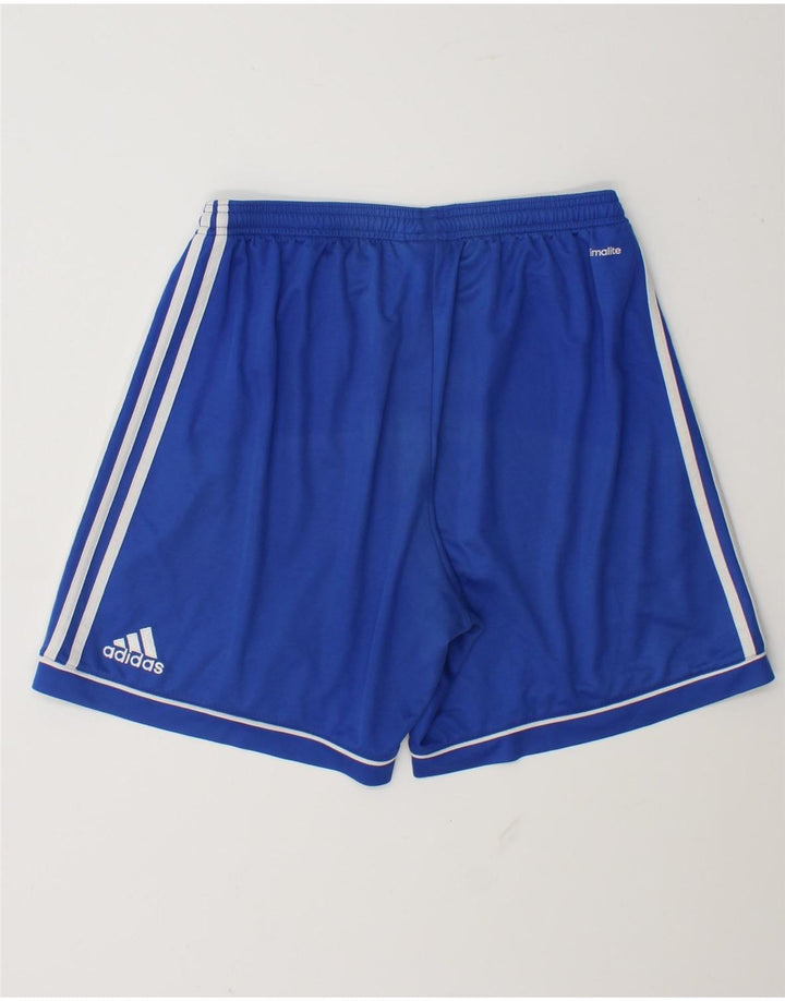 Adidas Mens Climalite Sport Shorts Grande Azul Poliéster
