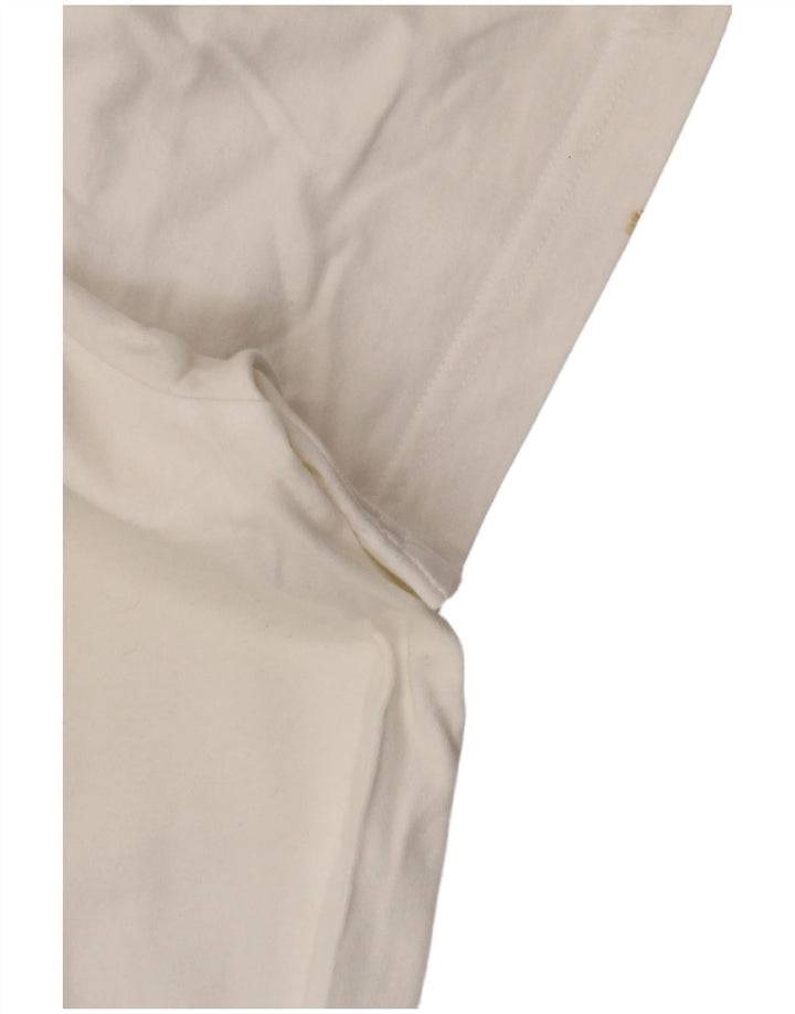 REEBOK Camiseta gráfica para hombre Top grande de algodón blanco