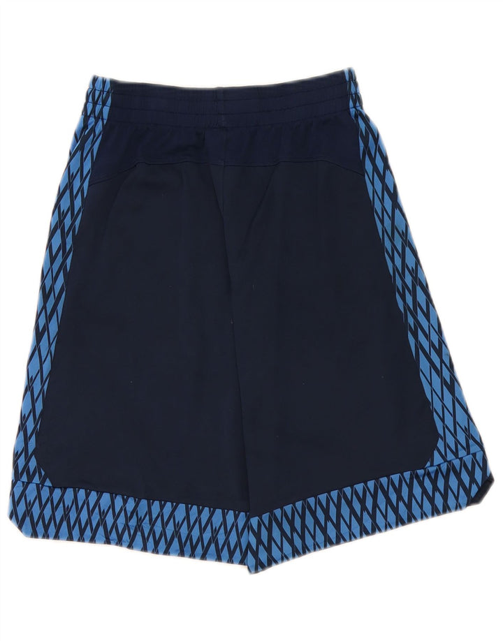 Adidas Pantalones cortos deportivos para niños 10-11 años Mediano Azul marino Geométrico Poliéster