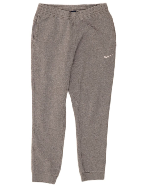 Nike - Pantalones de chándal para hombre, talla pequeña, algodón moteado gris