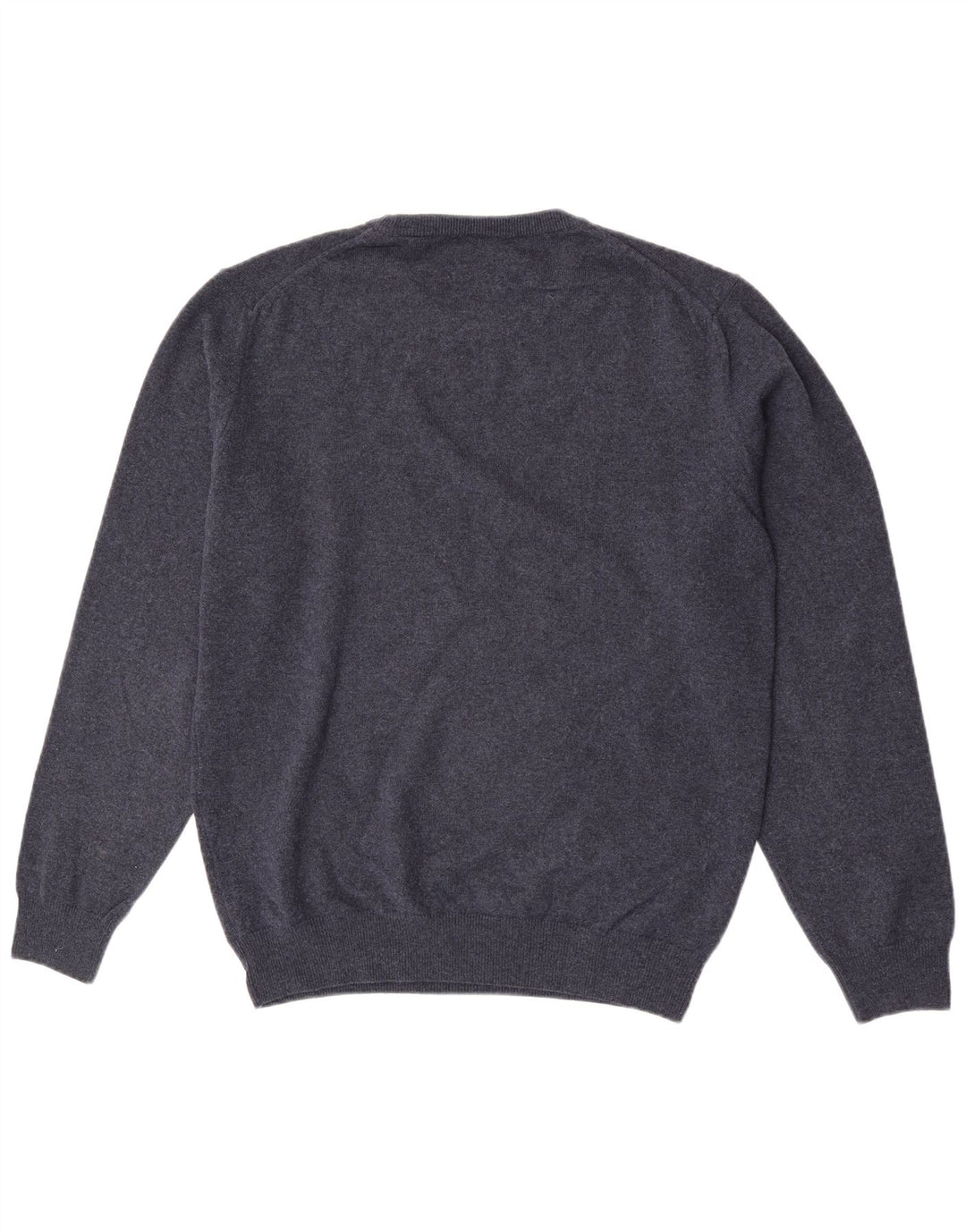 Gant Jersey De Cuello Redondo Para Hombre De Lana De Cordero Azul Marino Grande