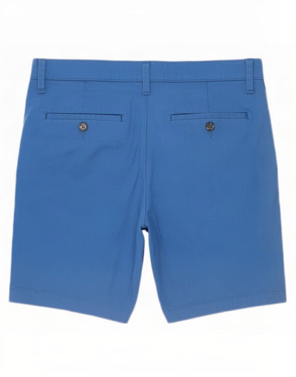 Marks & Spencer Pantalones cortos chinos para hombre W32 Algodón azul medio