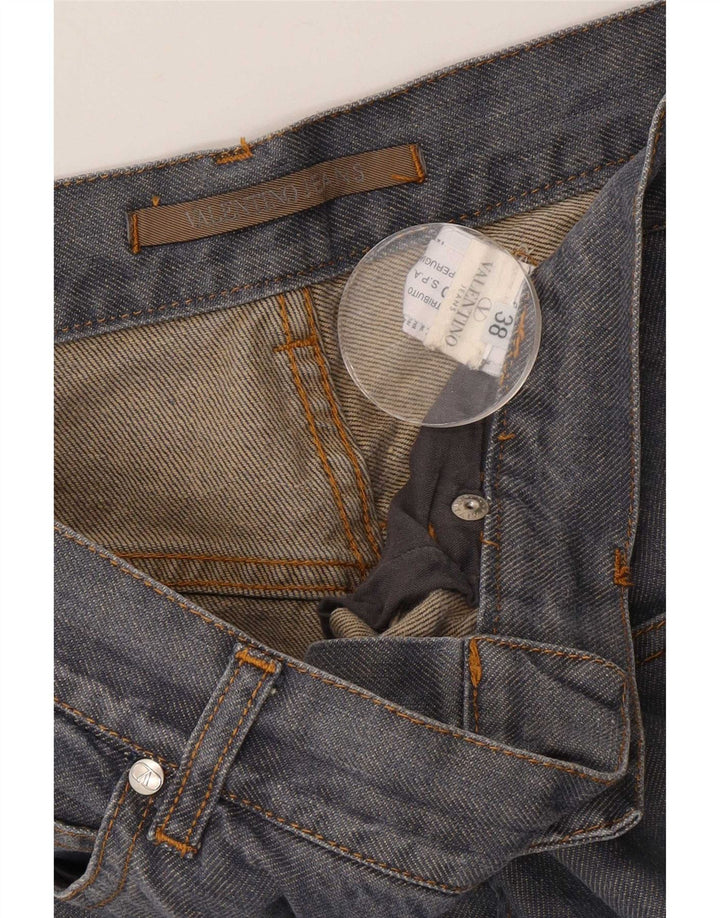 VALENTINO Vaqueros Rectos Hombre W38 L29 Azul