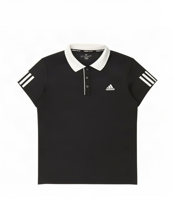 Adidas - Polo Climacool para mujer, talla 40, talla grande, color negro