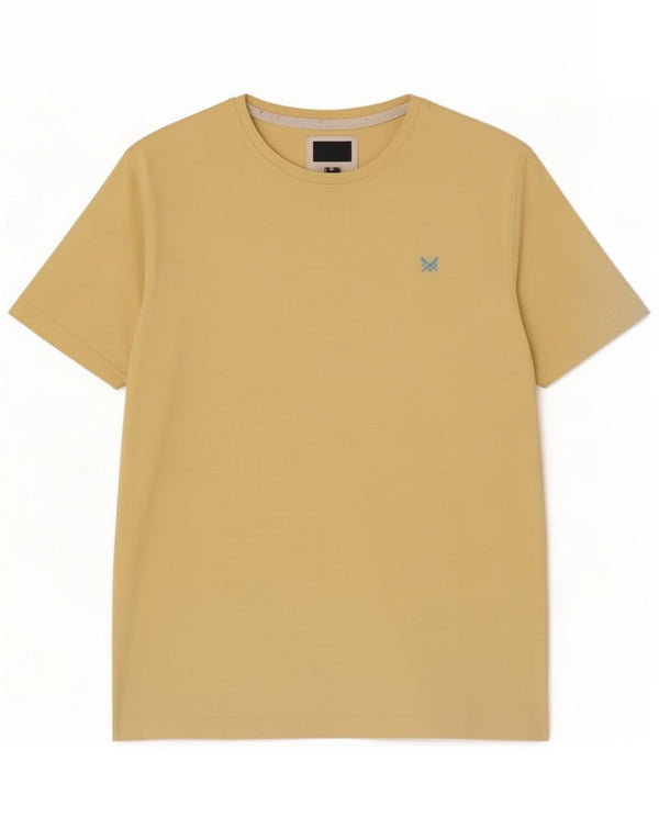 Crew Clothing - Camiseta para hombre, talla grande, algodón amarillo