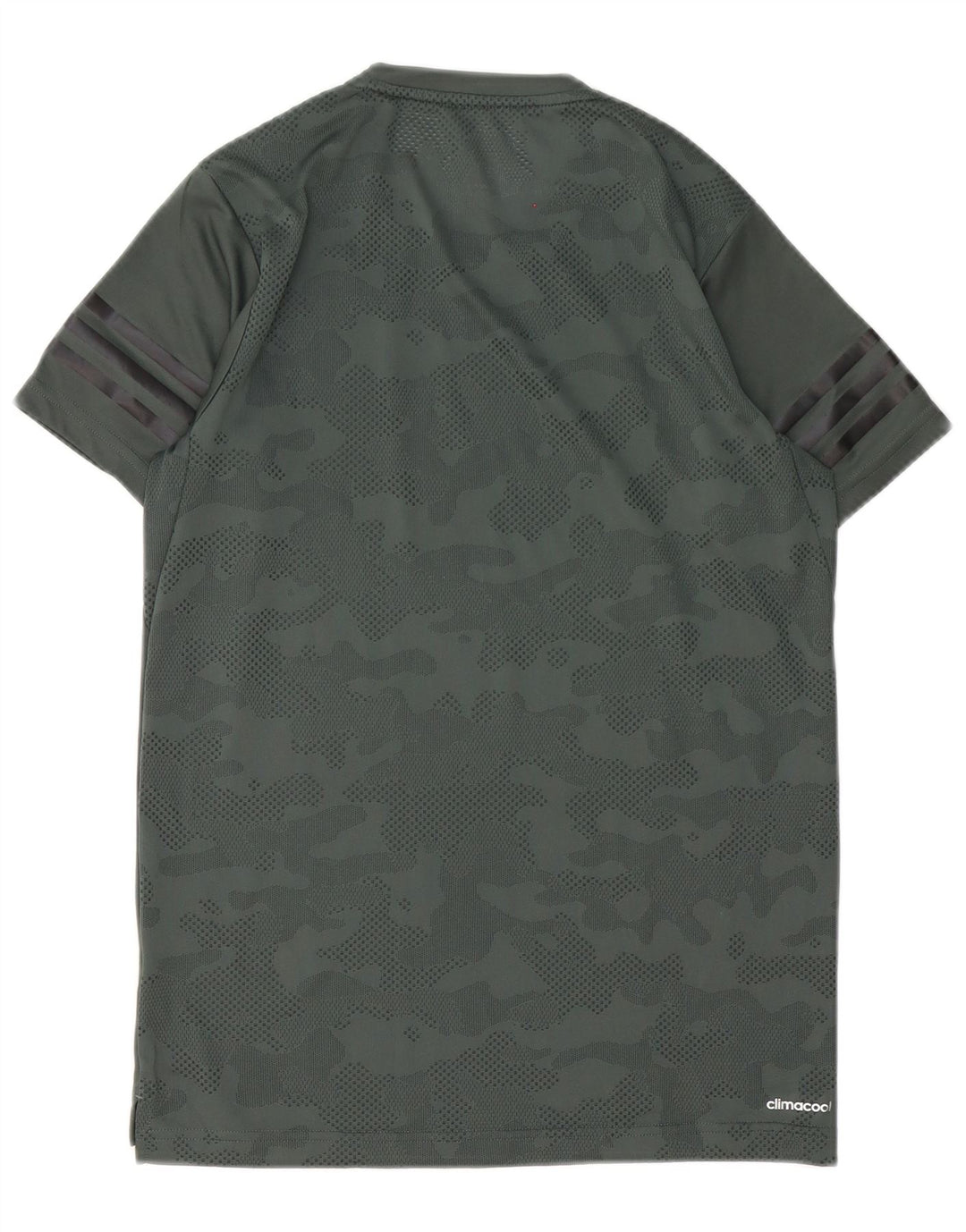 Adidas Hombre Climacool Camiseta Top XS Verde Camuflaje Poliéster