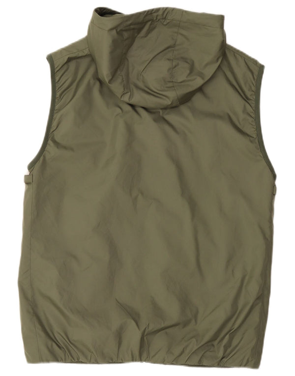 Chaleco con capucha Lacoste para hombre Talla 46 XS Verde Poliéster