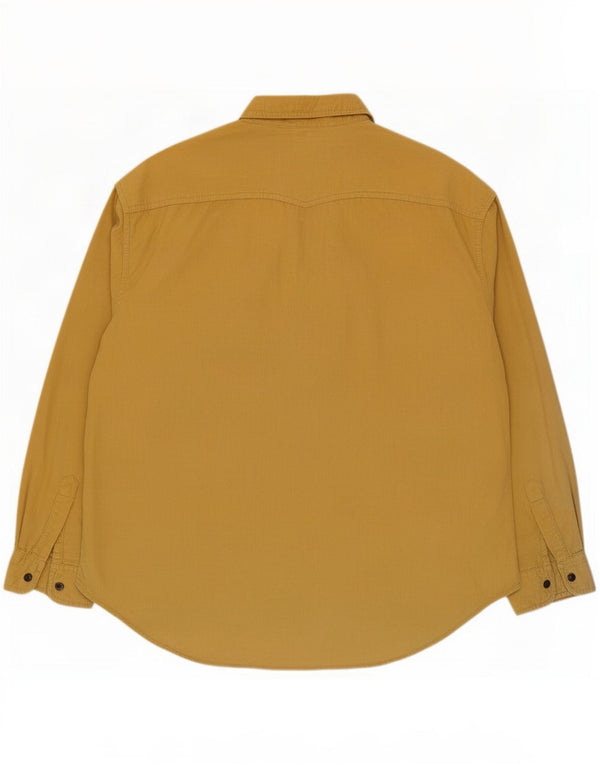 J&P Brothers Camisa de pana para hombre 2XL Algodón amarillo