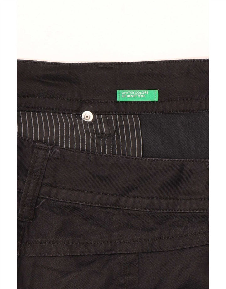 Benetton Shorts Casual Mujer Mediano W30 Negro