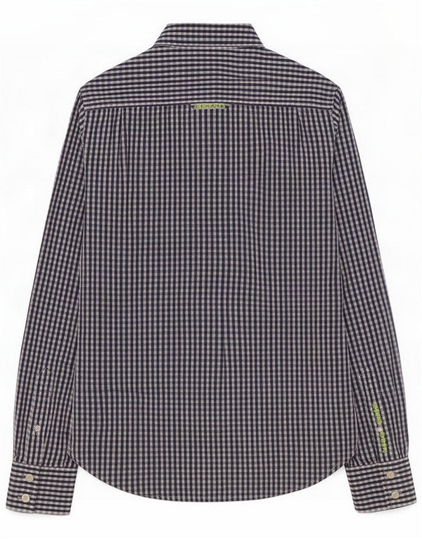 Camisa Superdry para hombre Small Blue Check Cotton