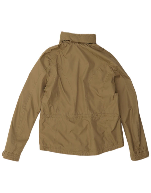 Brugi Chaqueta utilitaria extragrande para mujer UK 10 Small Beige Poliéster