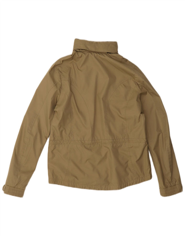 Brugi Chaqueta utilitaria extragrande para mujer UK 10 Small Beige Poliéster