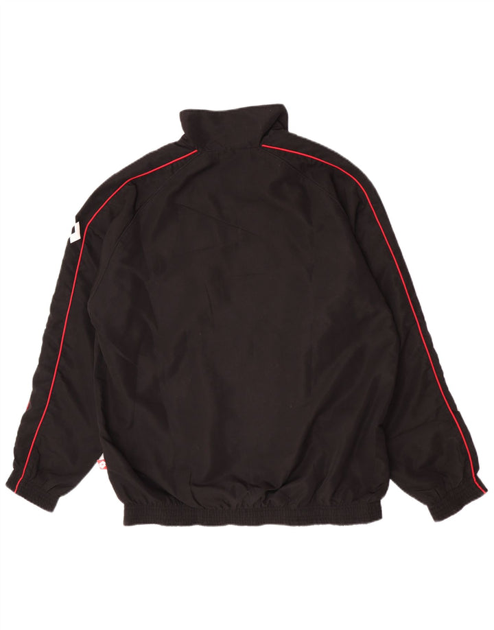 Lotto Hombre Chándal Top Chaqueta XL Negro Poliéster Deportes