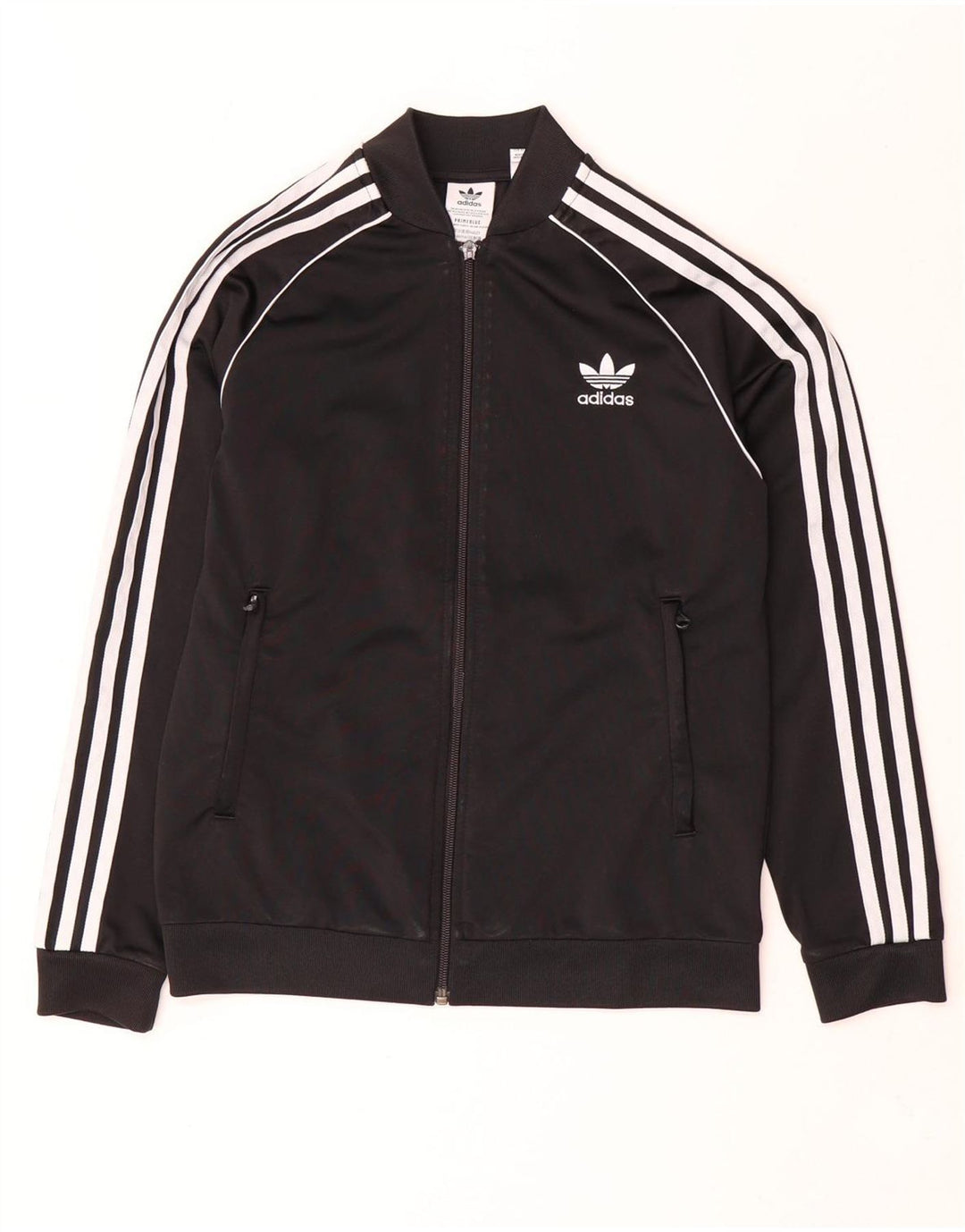 Adidas Chaqueta de chándal para niño 12-13 años Negro Poliéster