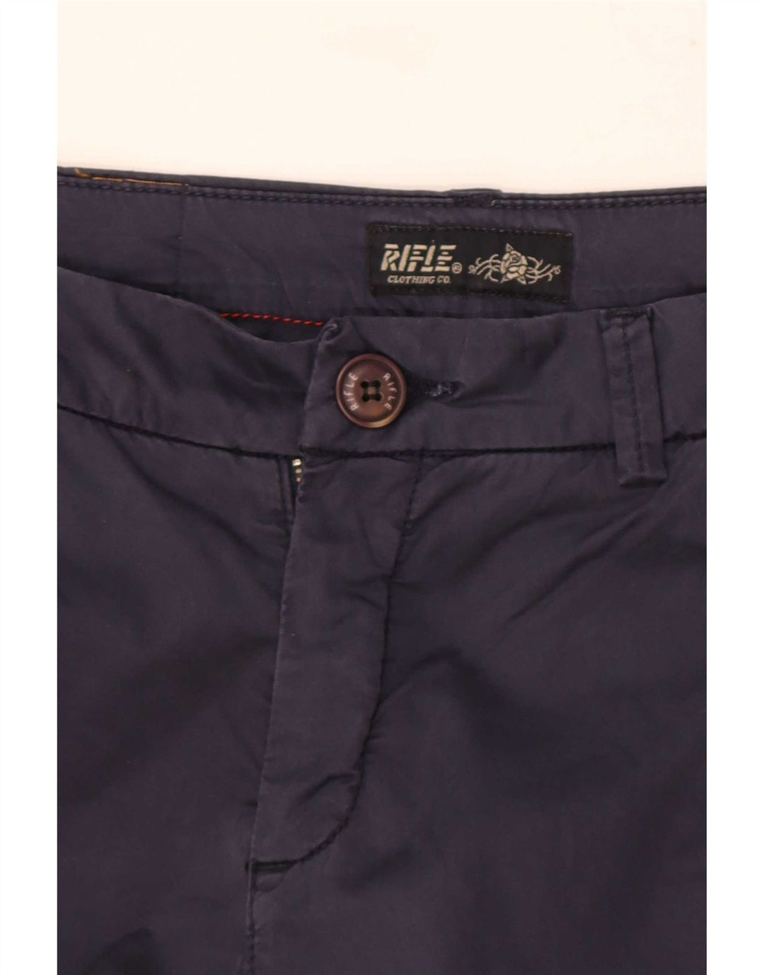 Pantalones cortos chinos para mujer Rifle Medium W28 Azul marino