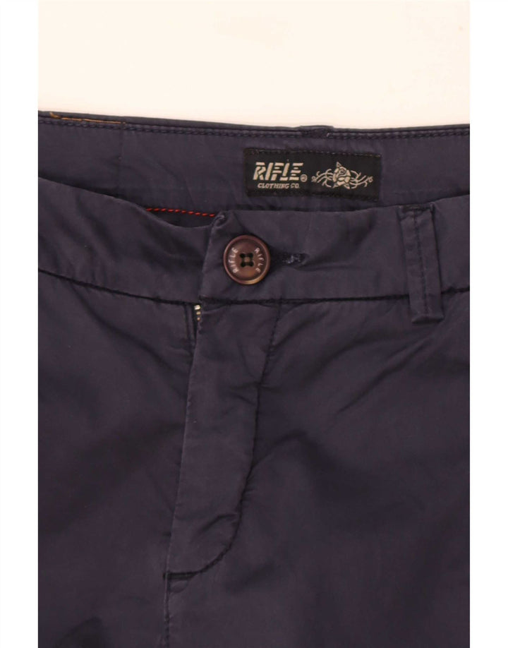 Pantalones cortos chinos para mujer Rifle Medium W28 Azul marino