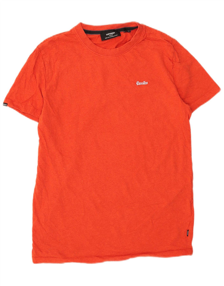 Superdry Hombre Camiseta Top Small Rojo Algodón