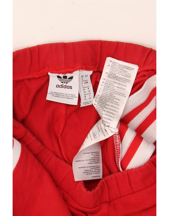 Adidas Leggings gráficos para mujer Reino Unido 8 pequeño algodón rojo