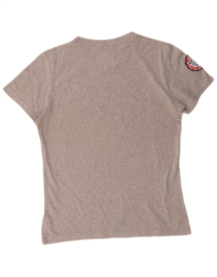 Superdry Camiseta Gráfica De Algodón Gris Medio Para Hombre
