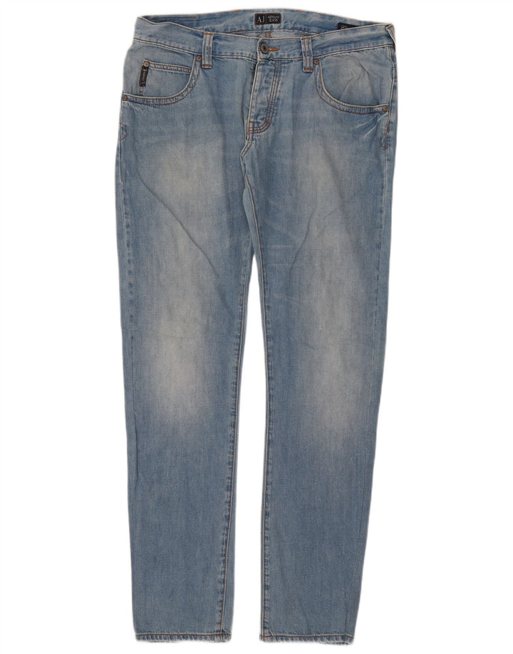 Jeans Armani Mujer Slim W34 L33 Algodón Azul