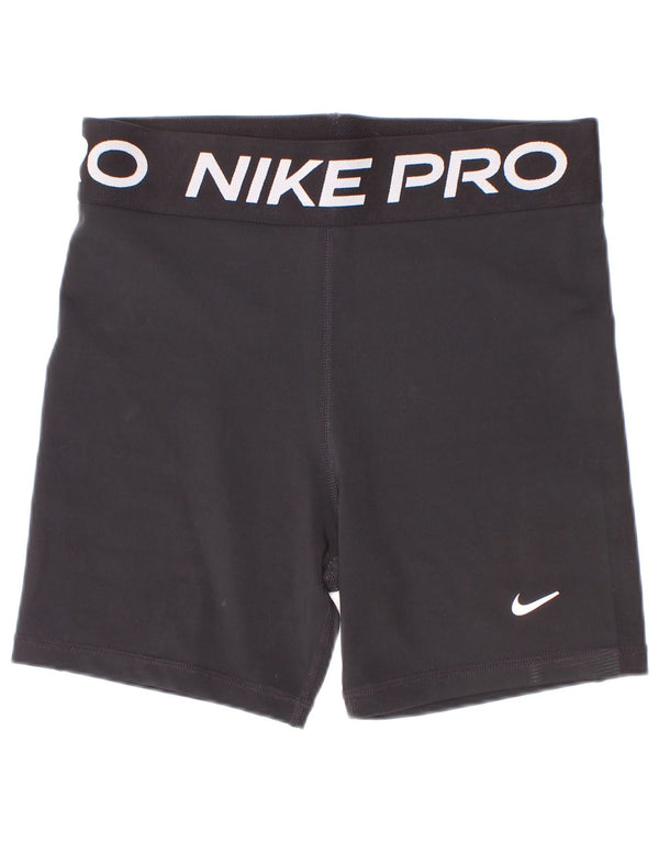 Nike Pantalones cortos deportivos Dri Fit Graphic para niñas 13-14 años XL Negro