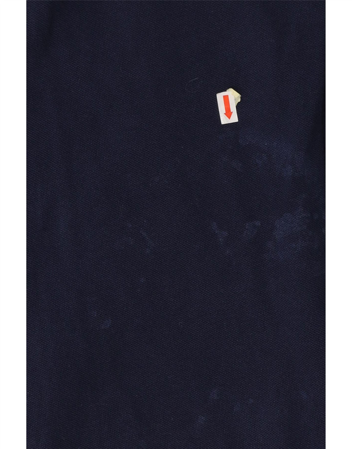 RALPH LAUREN Polo de manga larga para mujer Reino Unido 12 Algodón azul marino mediano