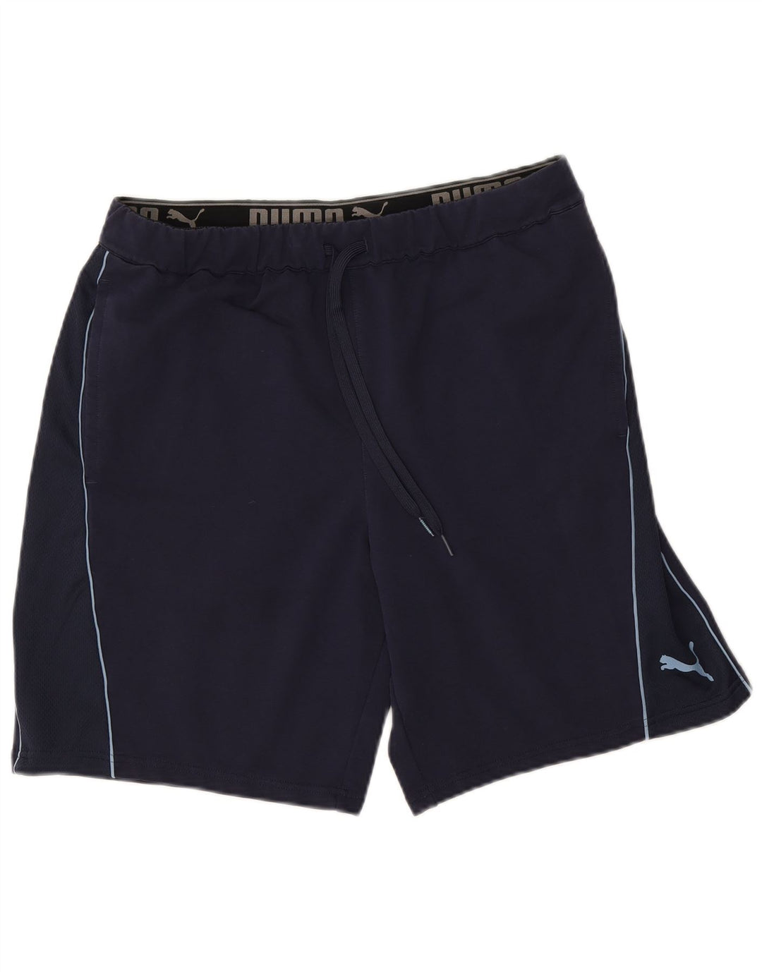 PUMA Pantalones cortos deportivos para hombre, tamaño grande, algodón azul marino
